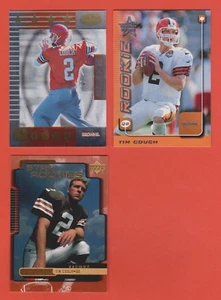 (3) Lote de radiocontrol 1999 Tim Couch Marrones Certificados Novatos y Estrellas Mazo Superior (KCR) - Imagen 1 de 2