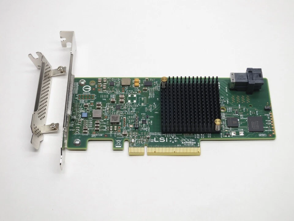 LSI SAS9300-4i 8-port SATA 6Gbps/SAS 12Gbps PCI-E 3.0 HBA Adapter /w Cable
