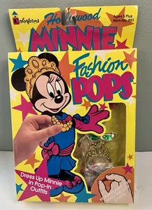 Disney Hollywood Minnie Fashion Pops by Colorforms # 851 Open Box NIB 1990 - Picture 1 of 2