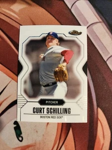 2007 Topps Finest #51 Curt Schilling rifrattore Boston Red Sox - Foto 1 di 2