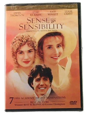 Sense And Sensibility (DVD 1999 Widescreen) G Drama Emma Thompson Hugh Grant NEW Foto 1 de 2