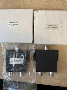 2 (two) UHF/VHF 150MHz-520MHz Radio Repeater 2 Ways Antennas Power Splitter - Zdjęcie 1 z 4