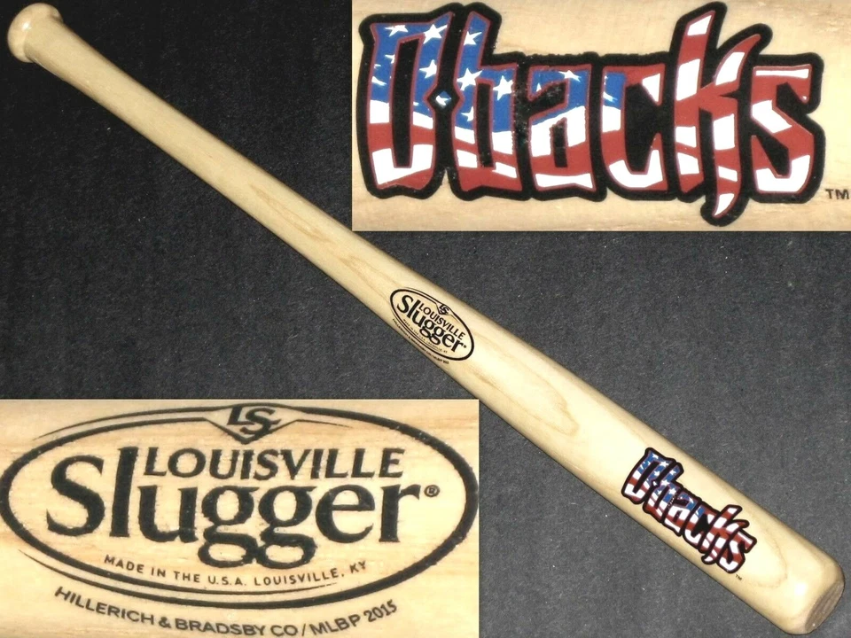 ARIZONA D-BACKS PATRIOTIC TEAM LOGO~NEW 18" MINI LOUISVILLE SLUGGER BASEBALL BAT - Image 1 of 1