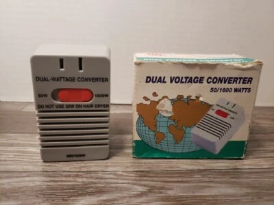 Dual Watt Converter EU  Only 50/1600 watts for countries w/ 220/240 AC - Image 1 of 4