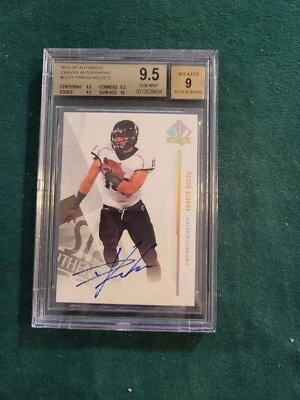 2013 SP Authentic Canvas Autographs CC11 Travis Kelce BGS 9.5 - Image 1 of 2