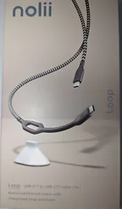 USB C auf USB C KEVLAR VERSTÄRKT 1 mtr Telefon Ladekabel brandneu in Verpackung von Nolii - Bild 1 von 17
