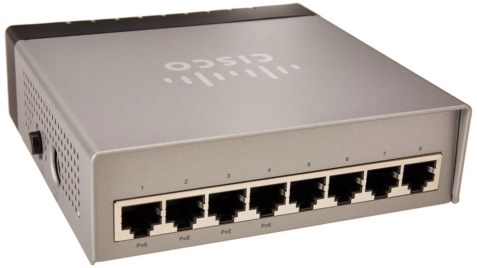 Cisco SG200-08 | Switch Smart 8 Porte Gigabit | QoS | VLAN - Immagine 1 di 3