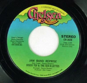 Disco Tex & The Sex-O-Lettes, Jam Band - Jam Band Reprise, Chelsea CH-3026 - Bild 1 von 1