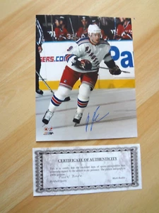 PAVEL BURE New York Rangers Signed 8x10 photo  W/ COA - Picture 1 of 3