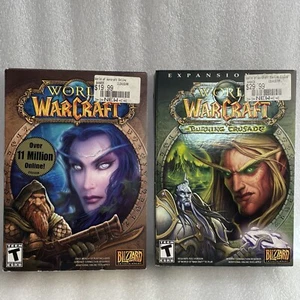 World of Warcraft and Burning Crusade Expansion (Windows/Mac, PC 2004)New Other - Picture 1 of 5