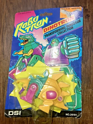 RoboTron DinoTron STEGATRON Figure Buddy L 1992 DSI (Box NOT mint) - Image 1 of 4