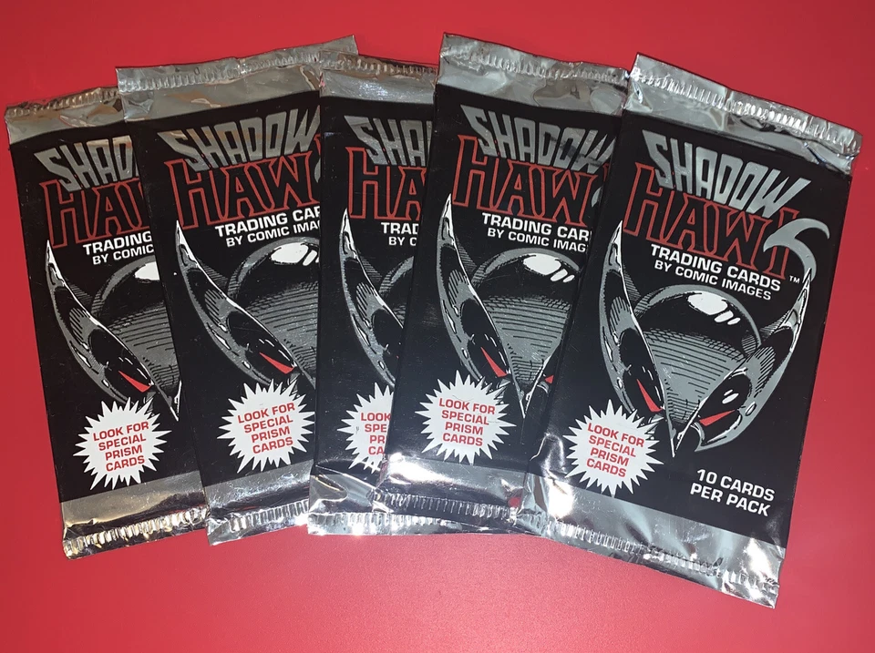 Shadow Hawk Trading Cards 10 per Pack 9 (nine) Packs Lot