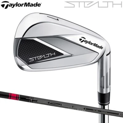 TaylorMade Stealth Iron Set 5 Clubs [6 - PW] 2022 / Tensei Red TM60 New - Image 1 of 4