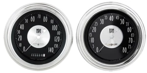 1947-1953 Chevy Truck Aluminum Adapter Rings w/ Classic Instruments Gauges - Picture 1 of 2