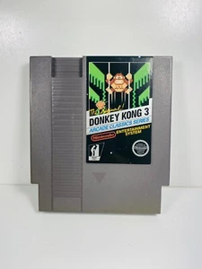 Donkey Kong 3 -- NES Nintendo Original Classic Authentic 5 Screw Game - Picture 1 of 10