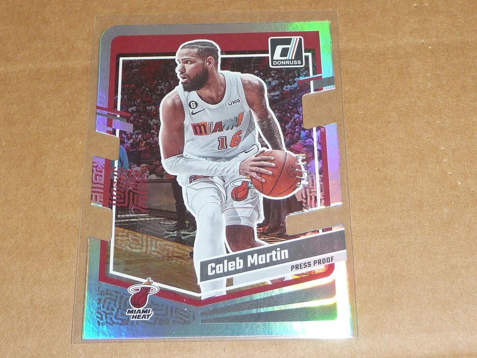 2023/24 Panini Donruss CALEB MARTIN SILVER PRESS PROOF DIE CUT /75 HEAT K2989 - Image 1 of 1