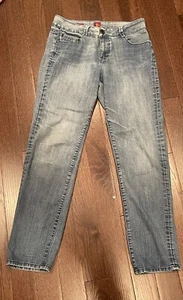 Vintage Sasson Jeans gerades Bein Hustle Damengröße 8 Stretch blau Denim - Bild 1 von 13