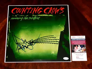 COUNTING CROWS ADAM DURITZ SIGNED 12X12 RECOVERING THE SATELLITES PHOTO JSA COA! - Picture 1 of 1