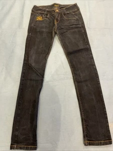 Pantalones de mezclilla Killah By Miss Sixty Ebel azul lavado oscuro nuevos ajustados pierna recta - Imagen 1 de 13