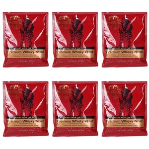 6xPure Distilling Premium Whiskey Yeast with Glucoamalyse Enzyme 108g Home Brew - Bild 1 von 3