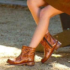 BED STU size 8 woman Leather Ankle Boots - Picture 1 of 14
