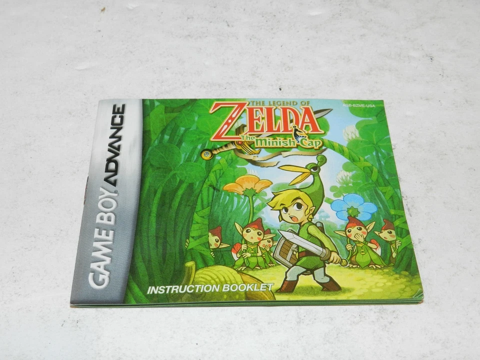 Game Boy Advance Legend of Zelda The Minish Cap Manual Only Nintendo GBA No Game - Image 1 of 2
