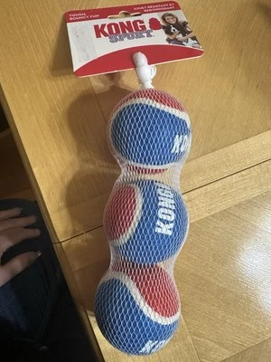 KONG SPORT BALLS SET OF 3 DURABLE AND BOUNCY FUN - Image 1 of 2