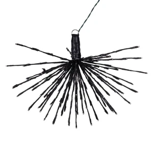 Vickerman 160Lt x 24 Black Starburst Warm White 5mm Twinkle LED Lights. - Picture 1 of 1