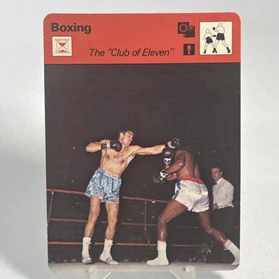 1979 BOXING SPORTSCASTER THE CLUB OF ELEVEN ITALY 03 005 67-22 JUMBO NM CARD - Image 1 of 4