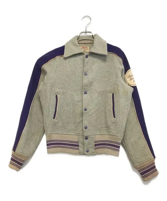 Holt's Wool stadium jacket Size: 36 Gray Men - Image 1 of 4