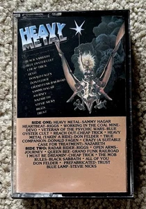 HEAVY METAL - OST Soundtrack CASSETTE Tape 1981 Asylum D590004 * EXCELLENT - Picture 1 of 6