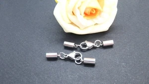 2er Set Kordelverschlüsse Edelstahl 35mm - Bild 1 von 1