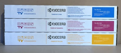 Kyocera TASKalfa TK-8327 голубые пурпурные желтые тонеры новые запечатанные - Изображение 1 из 4