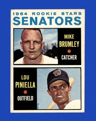 1964 Topps Set-Break #167 Lou Piniella RC como nuevo *GMCARDS* Foto 1 de 2