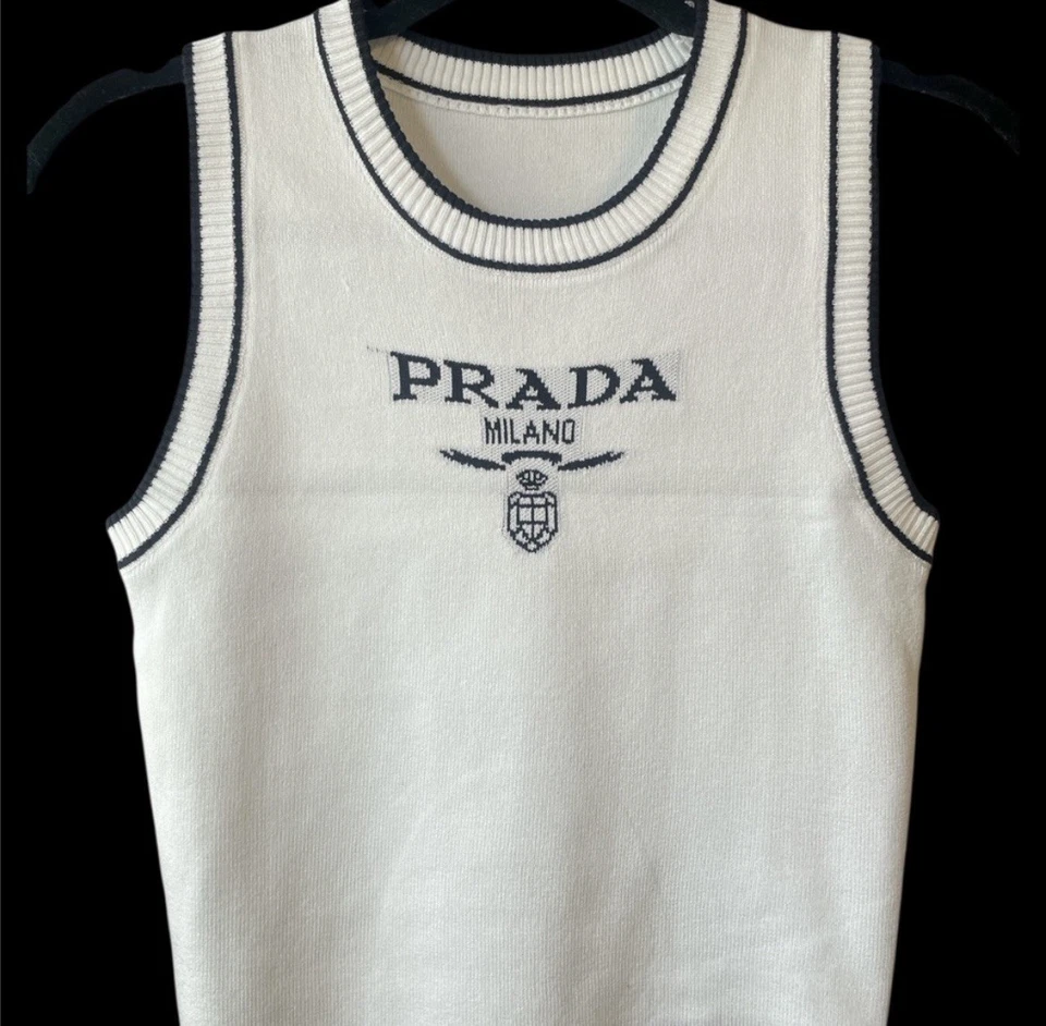 Prada Ribbed Vest - Image 1 of 1