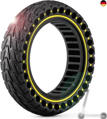 Monuary 1PCS Schlauchloser Reifen 60/70-6.5, E Roller Vollgummireifen