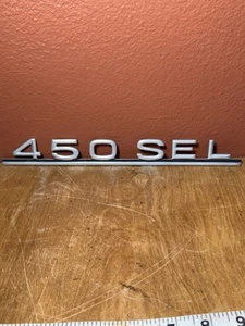 Mercedes-Benz 450 SEL Trunk Lid Emblem Badge 116817 1515 - Picture 1 of 4