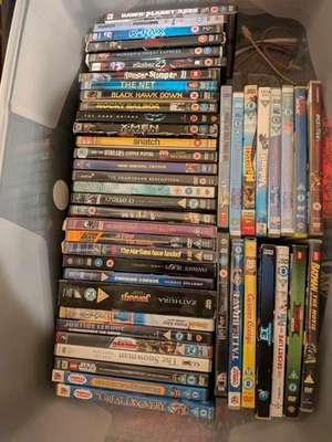 Large DVD Bundle Movies TV Shows Collection, Blu-ray DVD Over 100 - Image 1 of 4