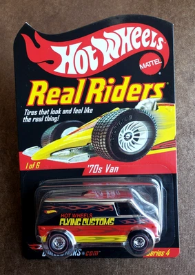 Furgoneta Hot Wheels '70S 2005 cromada HWC.COM serie 4 pilotos reales edición limitada/11000 Foto 1 de 4