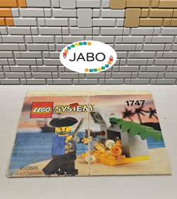 (OK O5/1) Lego Pirates Building Instructions 1747 Treasure Surprise