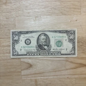 Old 50 Dollar Bill (1985) - Picture 1 of 1