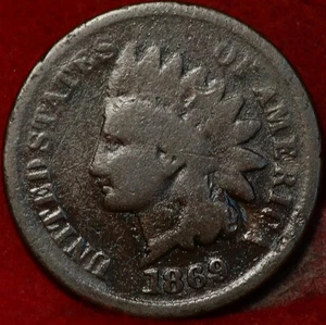 1869 Philadelphia Mint Indian Head Cent - Picture 1 of 2