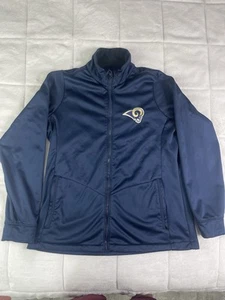 Los Angeles Rams Antigua Zip Up Woman’s Active Sweater Size Large - Picture 1 of 10