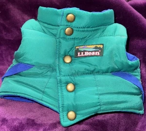 Vintage 1990’s LL Bean Teddy Bear Puffer Vest - Bild 1 von 1