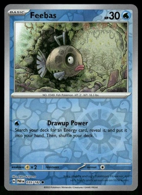 Feebas 035/182 Common Reverse Holo SV04: Paradox Rift NM - Image 1 of 2