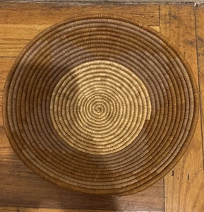 Vintage Native American Woven Basket 10”x2.5” - Picture 1 of 4