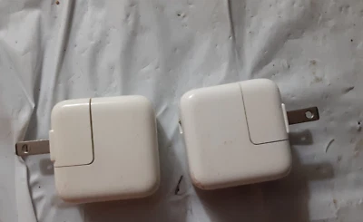 2 pc OEM Apple A1357 10W USB Wall Charger Block Power Adapter iPhone iPad iPod - Image 1 of 4