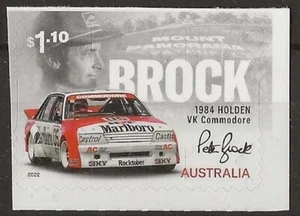 Australia 2022 - Peter Brock 50 Years, 1984 VK Commodore Self Adhesive MNH - Picture 1 of 1