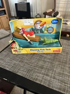 New Fisher Price Chasing Tick Tock Bath Toy Jake Neverland Pirates 3+ - Picture 1 of 2