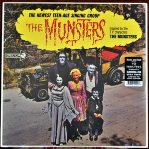 REAL GONE MUSIC SDTK "Munsters" LTD 1000 Copies & PRESSED Ghoulish GRAY Vinyl SS - Picture 1 of 2